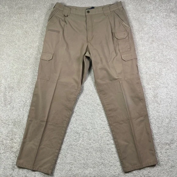 5.11 Tactical TAC-143 Ripstop Cargo Pants Men's 38x32 (38x31) Utility Work Khaki - Picture 2 of 10